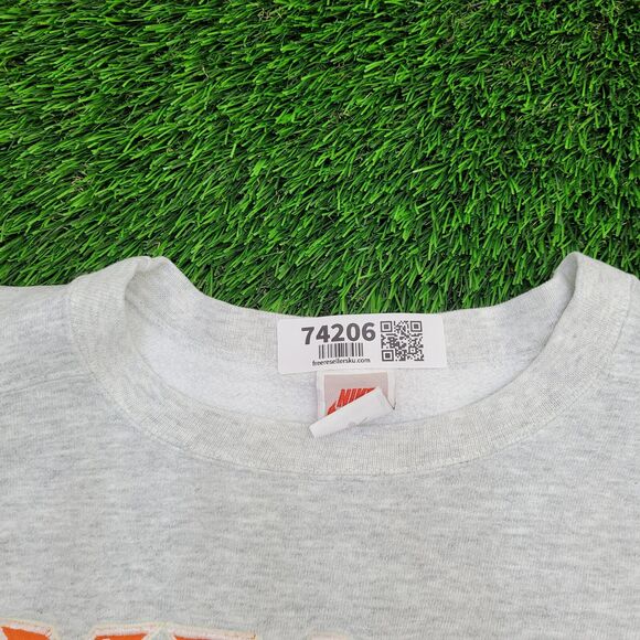 Vintage NIKE Miami Canes Sweatshirt Womens 3XL 28x24 Gray - Picture 14 of 16